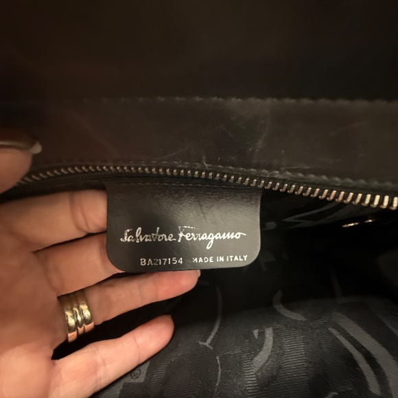 Salvatore Feragamo Black Tote w\COA - Picture 13 of 13